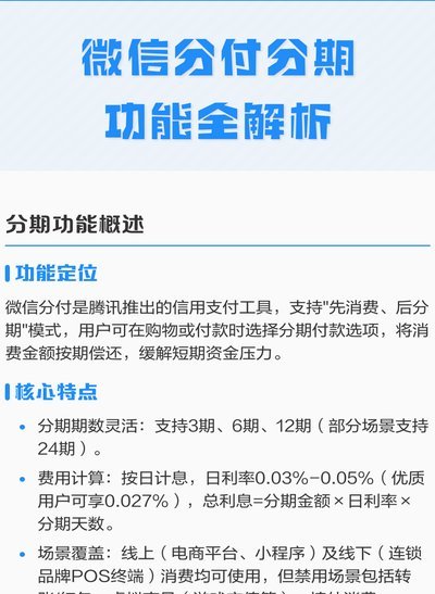 微信分付：套现有利息吗？